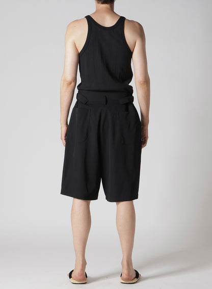 WOOL GABARDINE SHORT PANTS