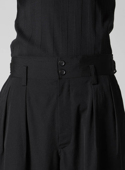 WOOL GABARDINE SHORT PANTS