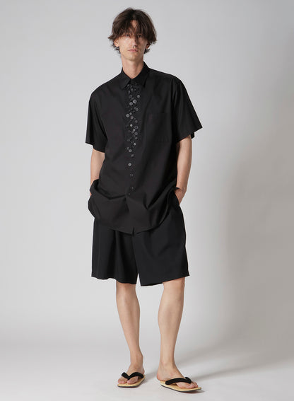 WOOL GABARDINE SHORT PANTS