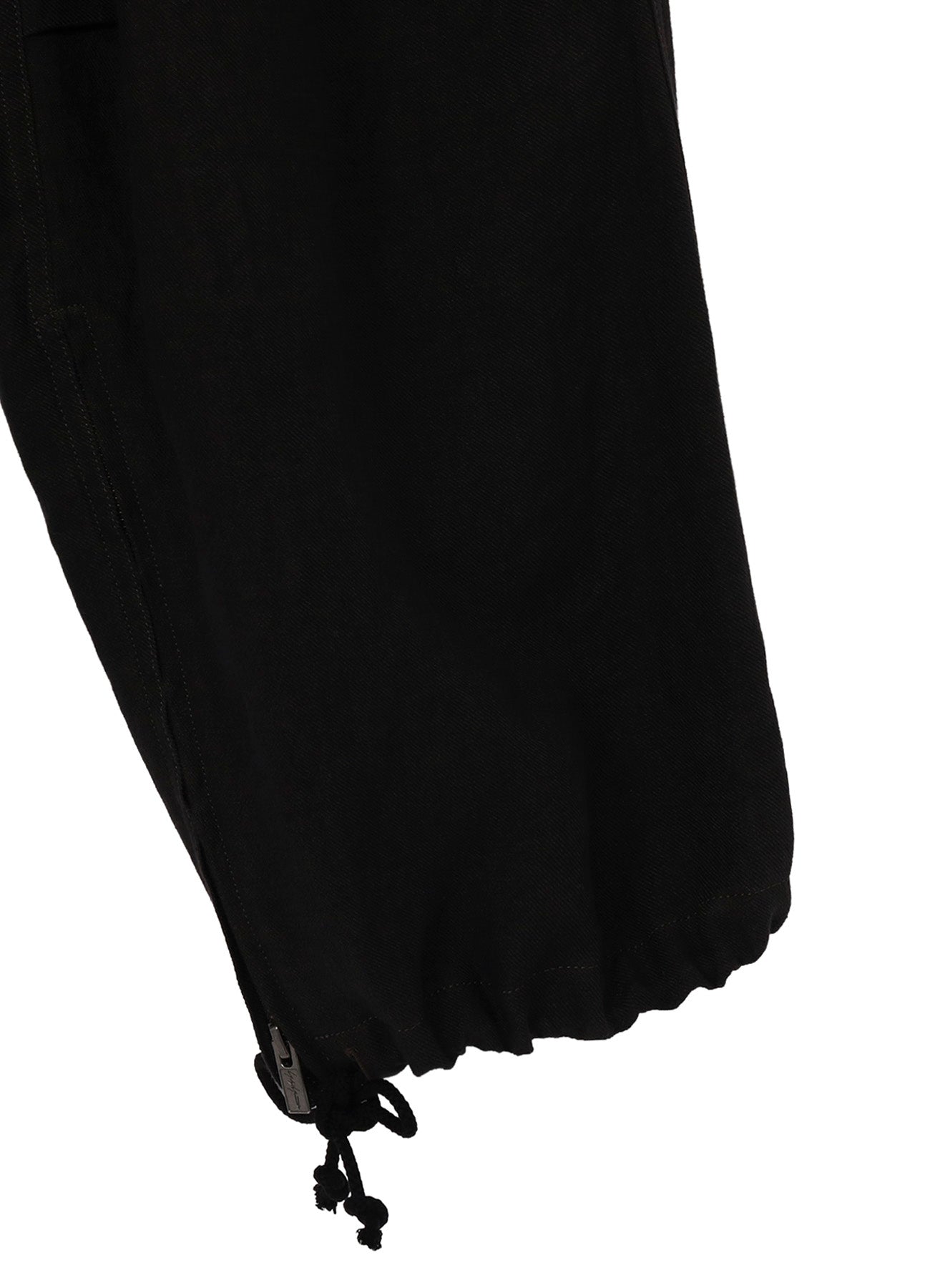 【PIECE UNIQUE】LINEN TWILL HEM-ZIP CARGO PANTS