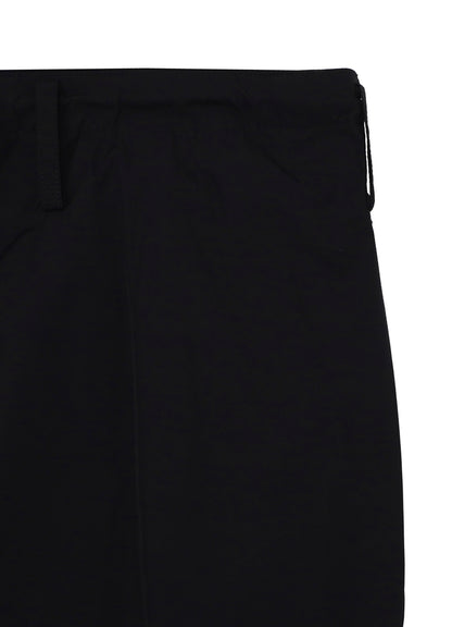 【PIECE UNIQUE】NYLON TAFFETA SIDE-TUCK STRING PANTS