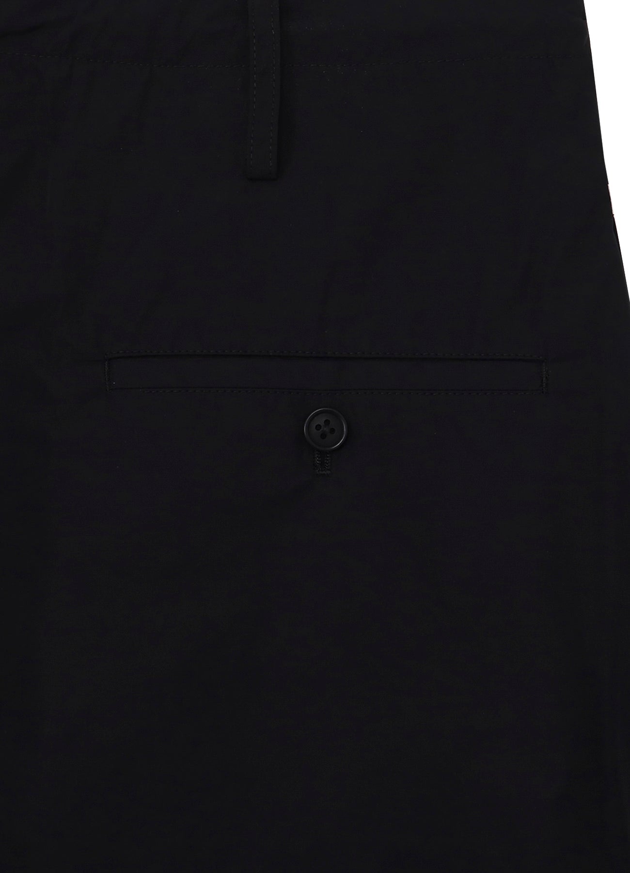 【PIECE UNIQUE】NYLON TAFFETA SIDE-TUCK STRING PANTS