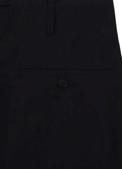 【PIECE UNIQUE】NYLON TAFFETA SIDE-TUCK STRING PANTS
