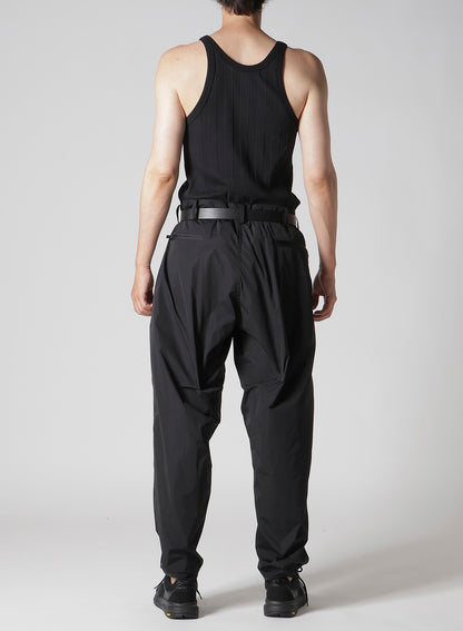 NYLON TAFFETA SIDE ZIP PANTS