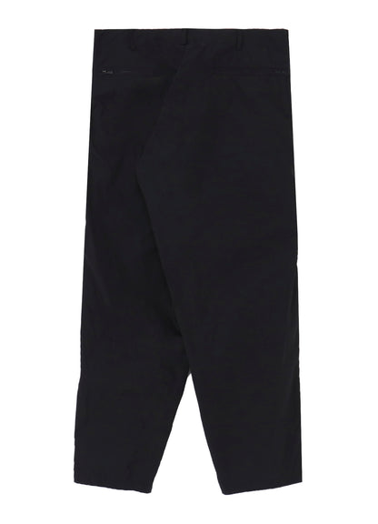 NYLON TAFFETA SIDE ZIP PANTS