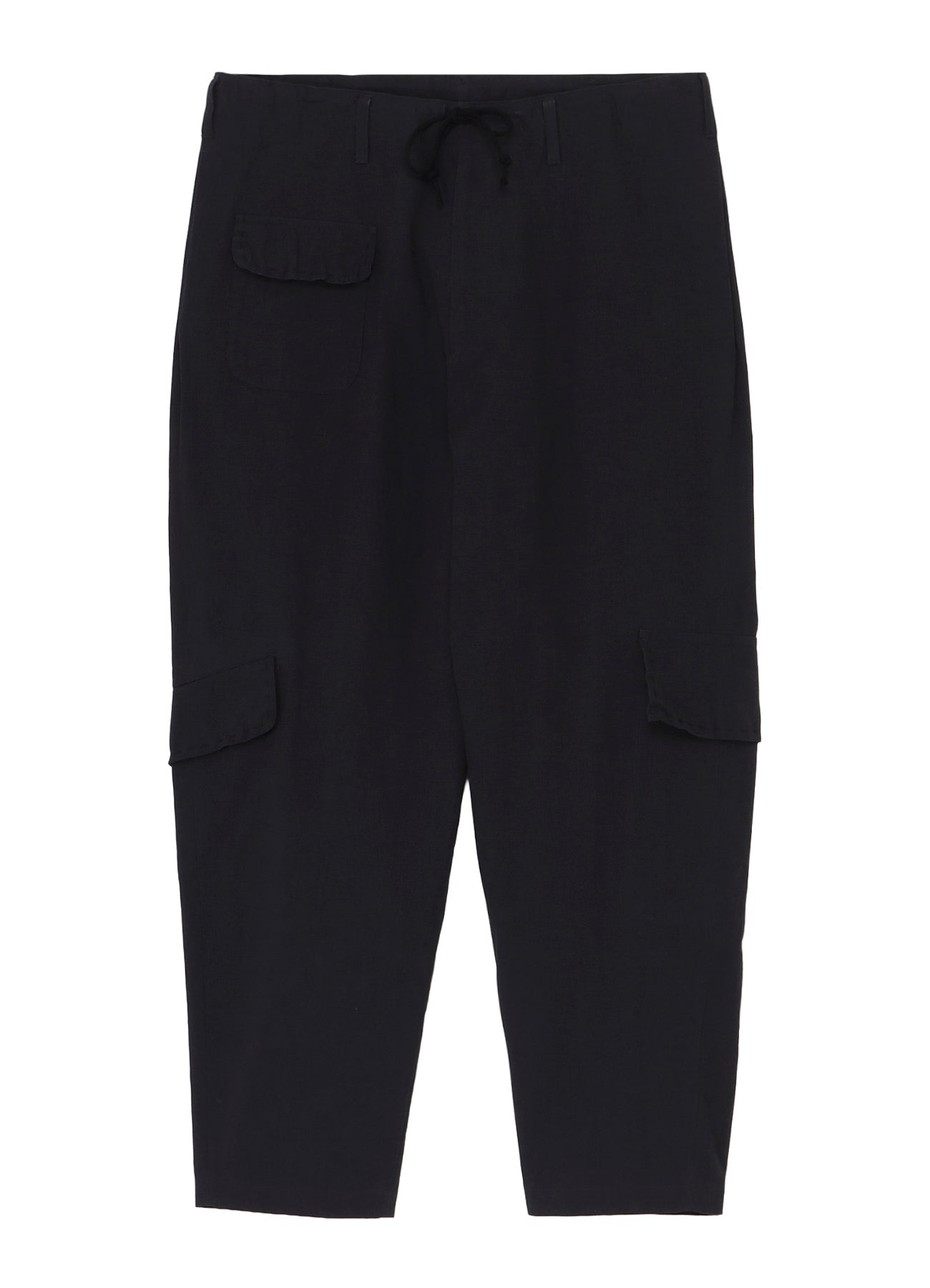 HAND STITCH SIDE TUCK STRING PANTS