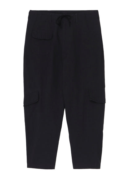 HAND STITCH SIDE TUCK STRING PANTS