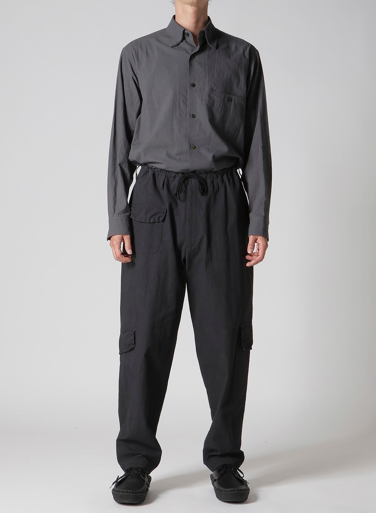 HAND STITCH SIDE TUCK STRING PANTS – THE SHOP YOHJI YAMAMOTO