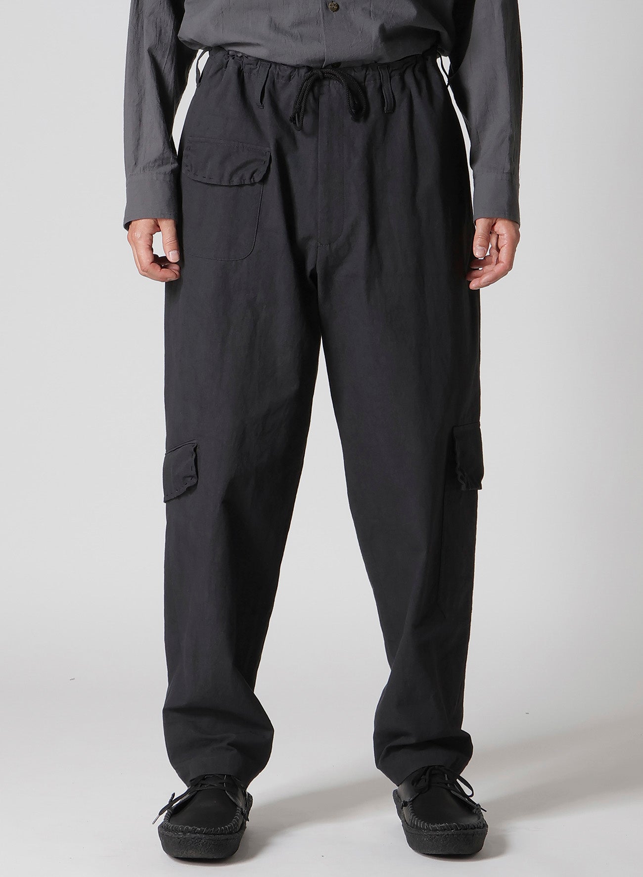 HAND STITCH SIDE TUCK STRING PANTS – THE SHOP YOHJI YAMAMOTO