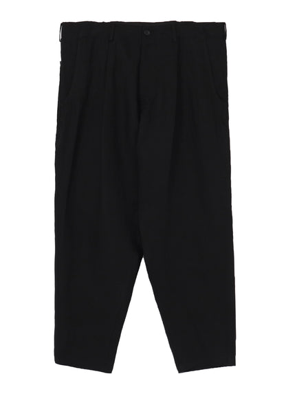 LINEN CHINO SIDE ZIP PANTS