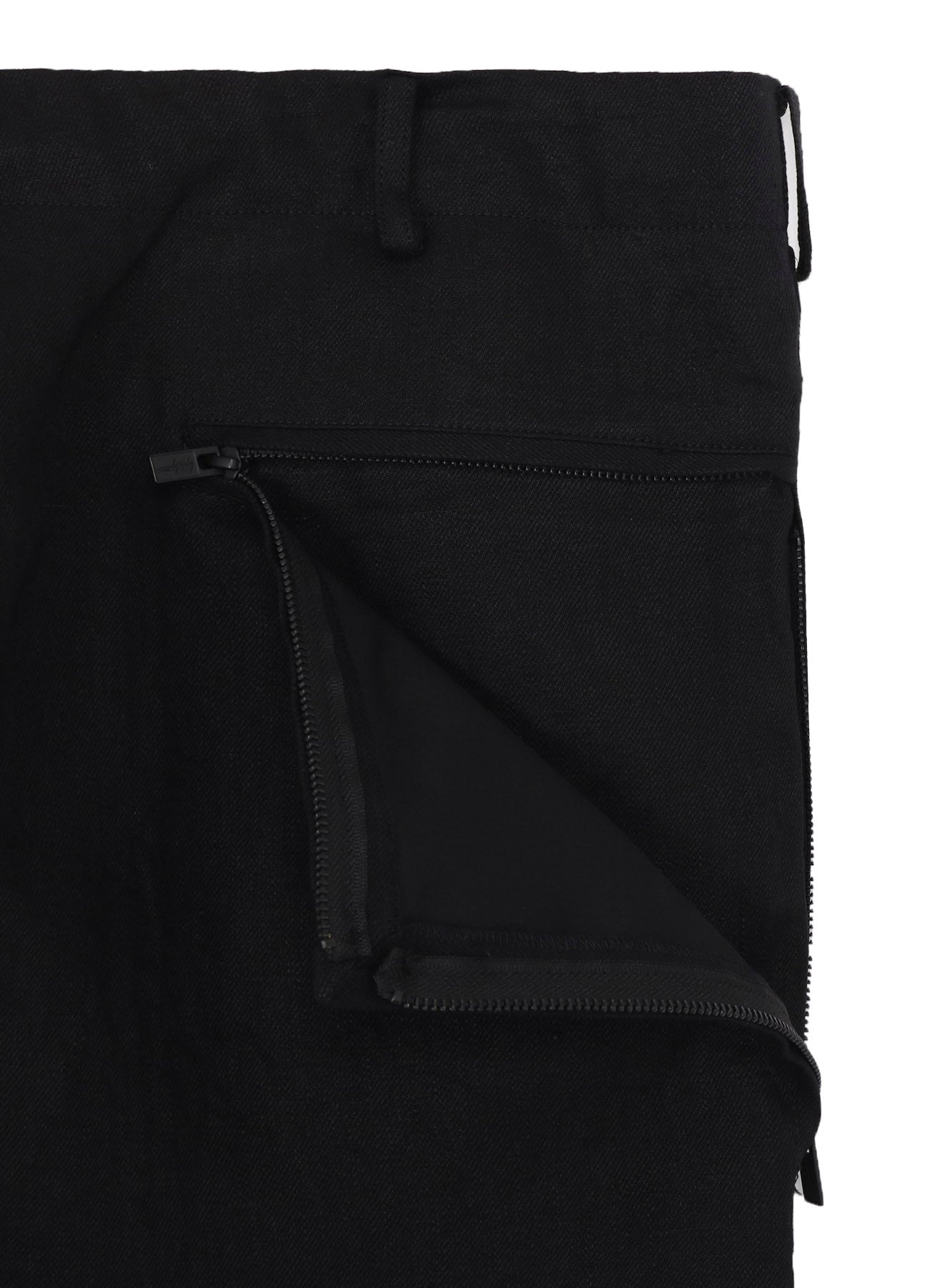 LINEN CHINO SIDE ZIP PANTS – THE SHOP YOHJI YAMAMOTO