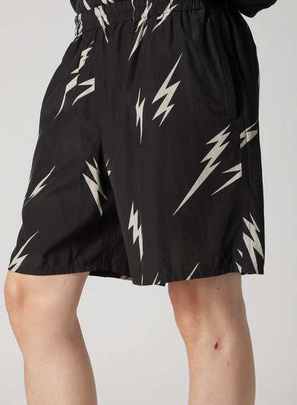 【Y's for men × MASSES】THUNDER BLEACH DYED SHORTS