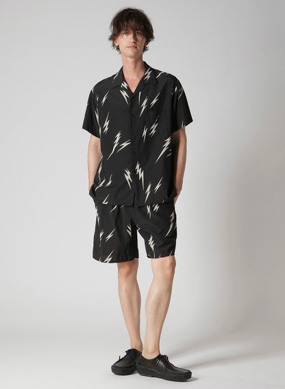 【Y's for men × MASSES】THUNDER BLEACH DYED SHORTS