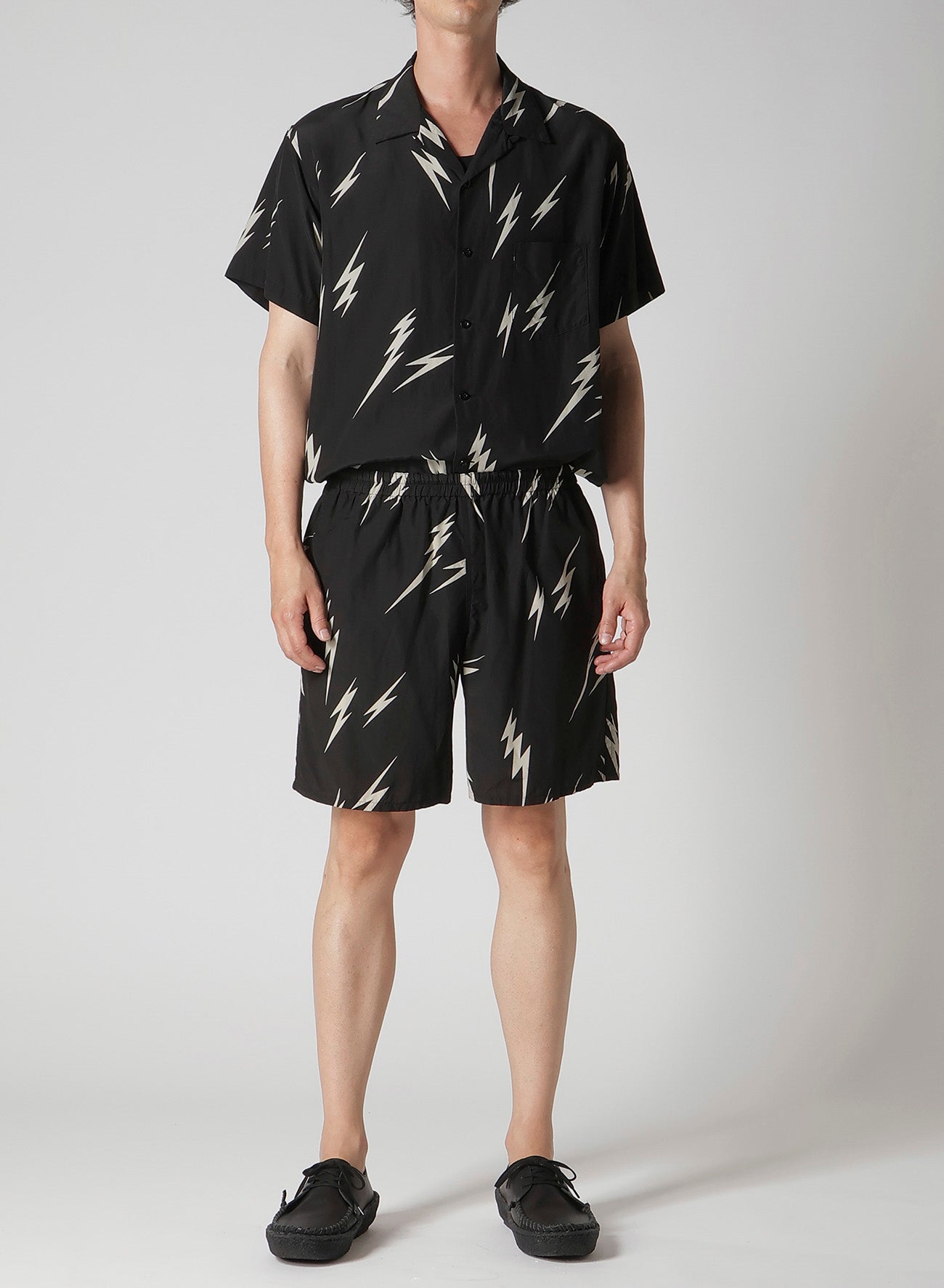 【Y's for men × MASSES】THUNDER BLEACH DYED SHORTS