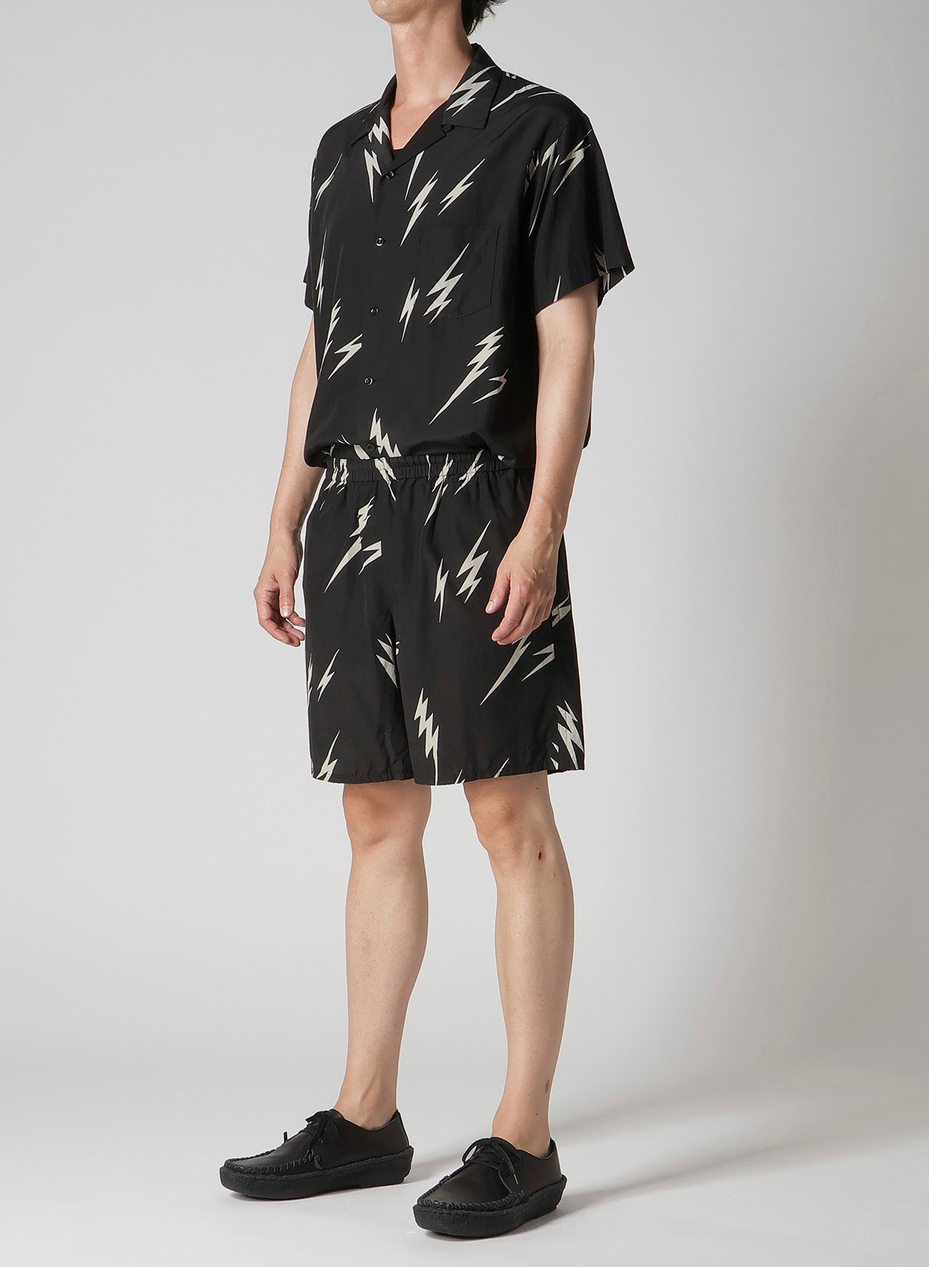 【Y's for men × MASSES】THUNDER BLEACH DYED SHORTS