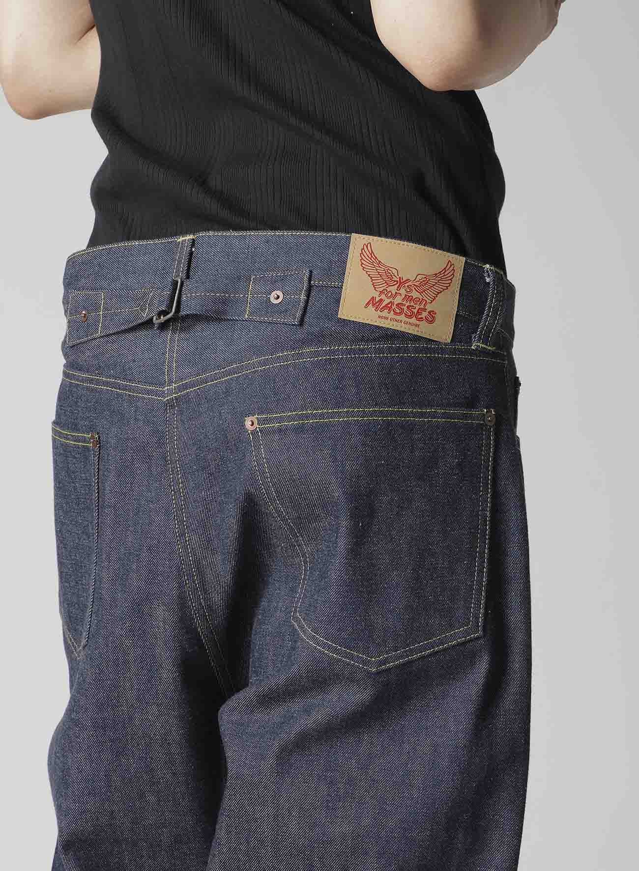 パンツ MASSES PANTS CL DENIM INDIGO Y's for men × MASSES】 DENIM PANTS RIGID INDIGO – THE SHOP YOHJI