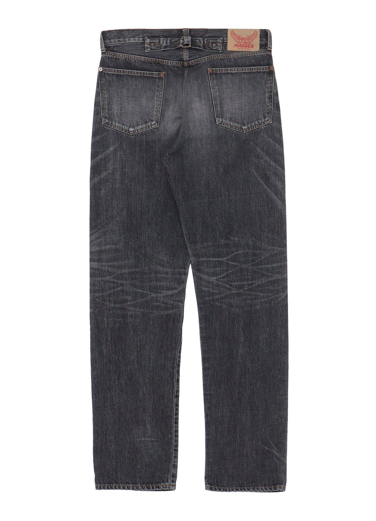 Y's for men × MASSES】 DENIM PANTS H.WASH BLACK – THE SHOP YOHJI