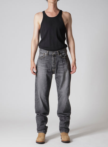 【Y's for men × MASSES】 DENIM PANTS H.WASH BLACK