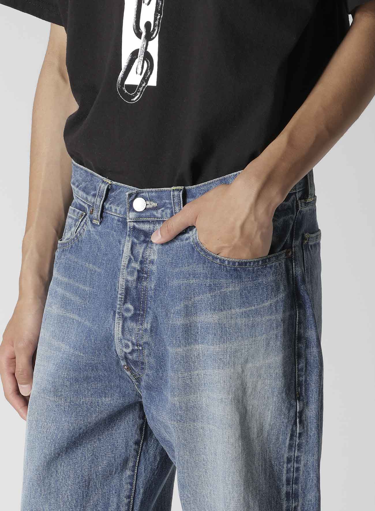 Y's for men × MASSES】 DENIM PANTS H.WASH INDIGO – THE SHOP YOHJI