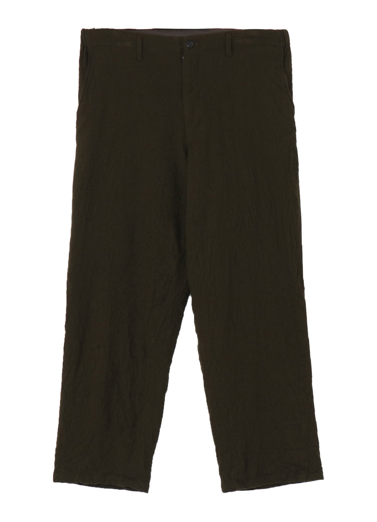 【Y's for men × MASSES】 SHRINK SERGE SIDE ELASTIC PANTS