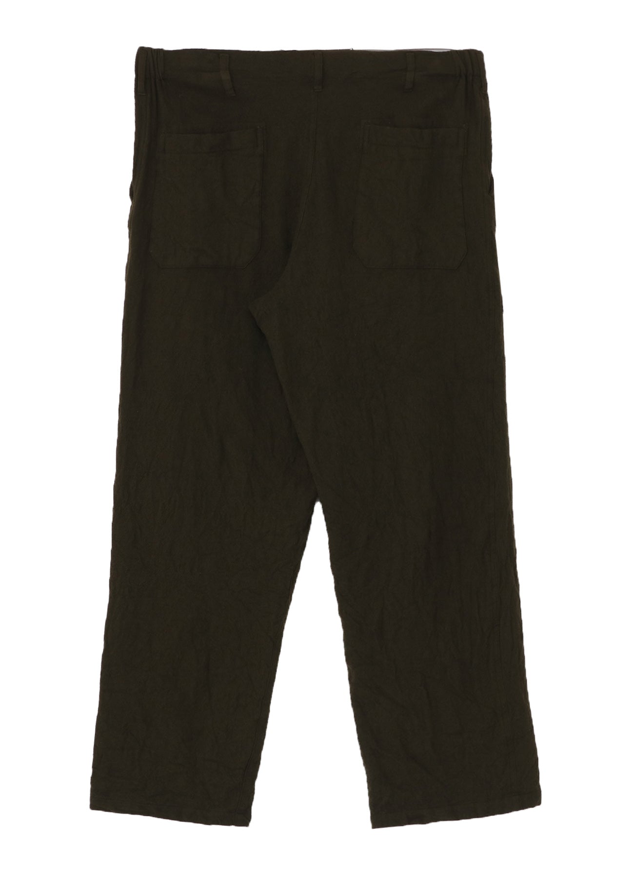 【Y's for men × MASSES】 SHRINK SERGE SIDE ELASTIC PANTS