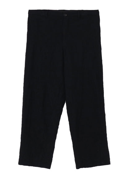 【Y's for men × MASSES】 SHRINK SERGE SIDE ELASTIC PANTS