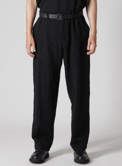 【Y's for men × MASSES】 SHRINK SERGE SIDE ELASTIC PANTS