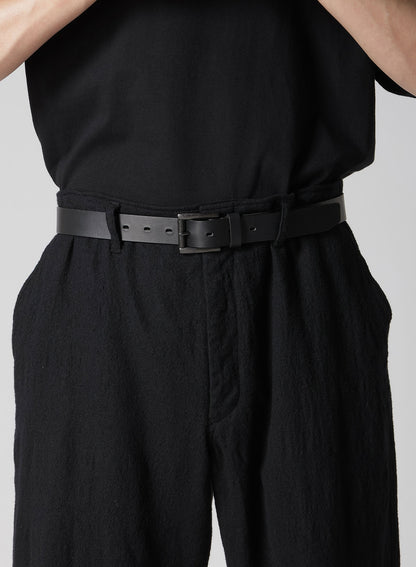 【Y's for men × MASSES】 SHRINK SERGE SIDE ELASTIC PANTS