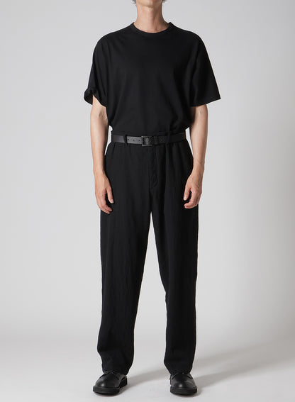 【Y's for men × MASSES】 SHRINK SERGE SIDE ELASTIC PANTS