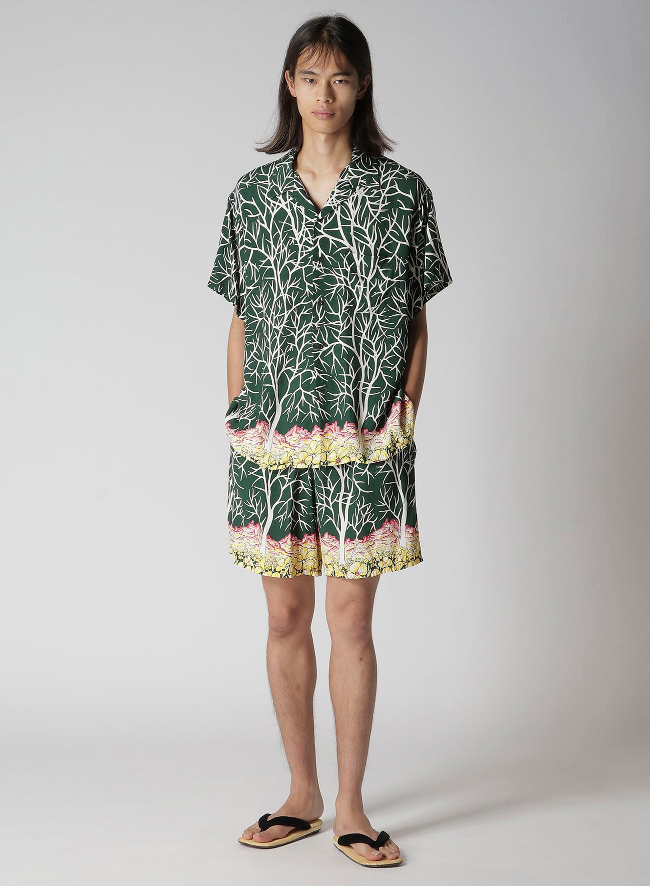 【Y's for men × MASSES】HAWAIIAN SHORTS