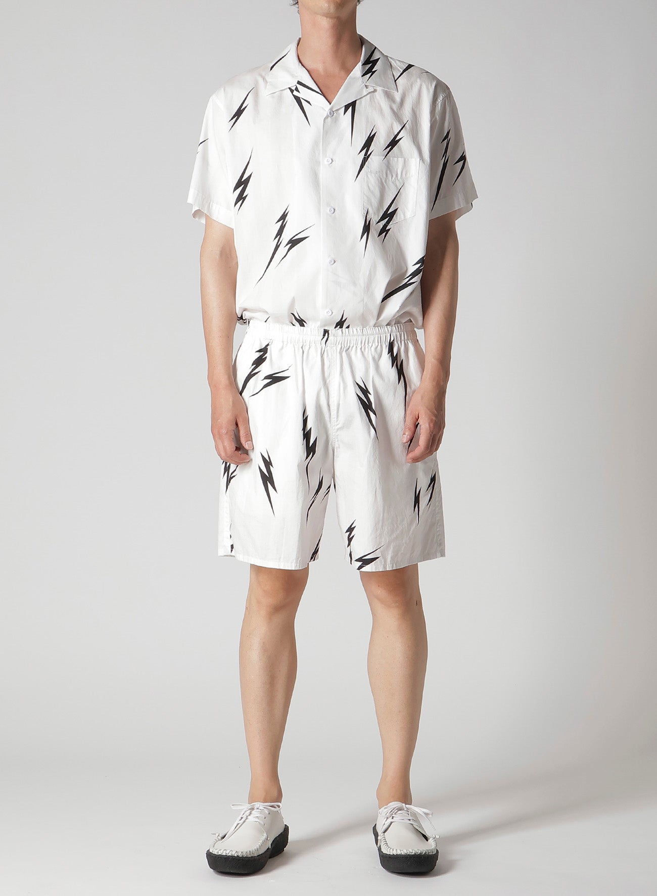 【Y's for men × MASSES】THUNDER PRINT SHORTS
