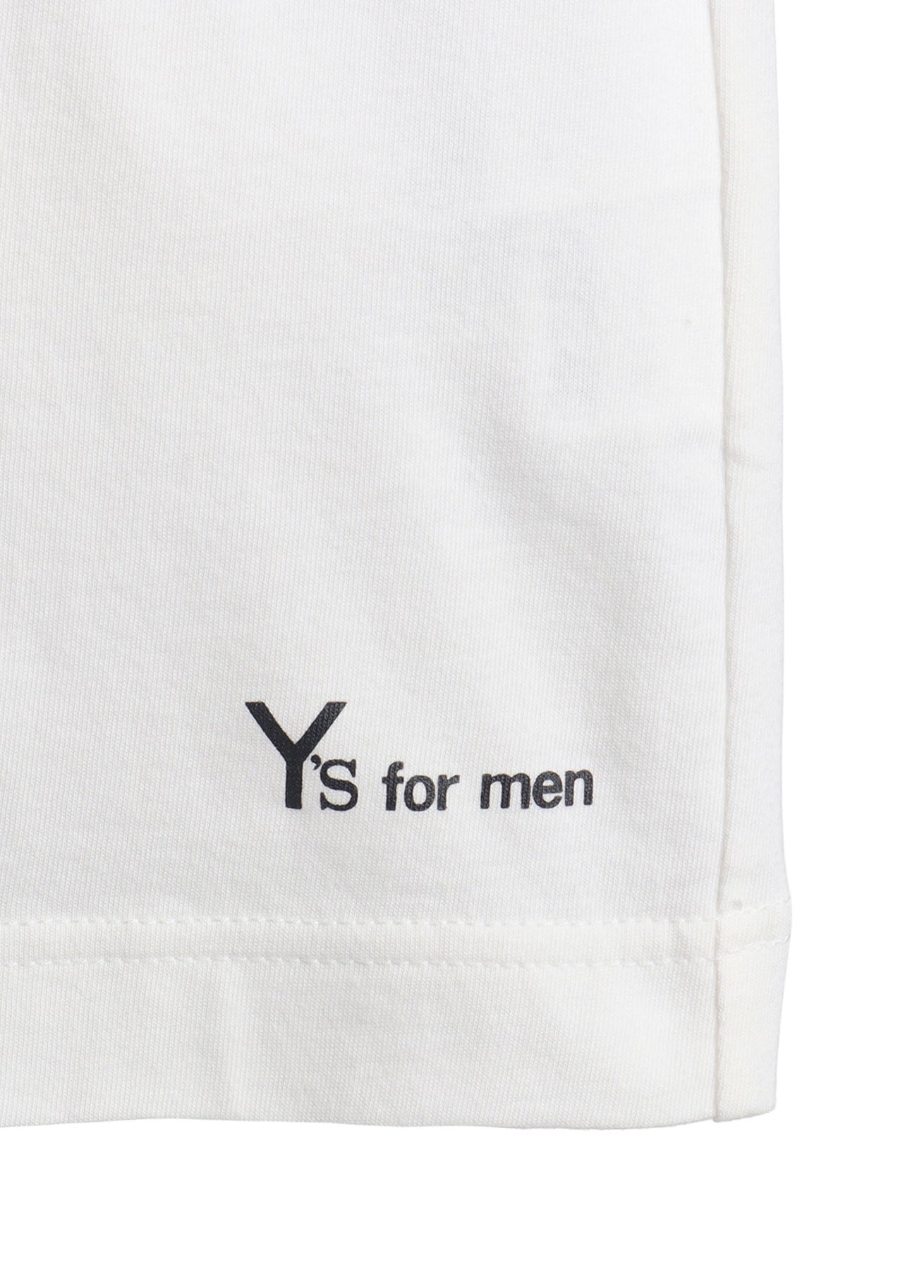 Y's for men LOGO PRINT SHORT SLEEVE T-SHIRT – THE SHOP YOHJI YAMAMOTO