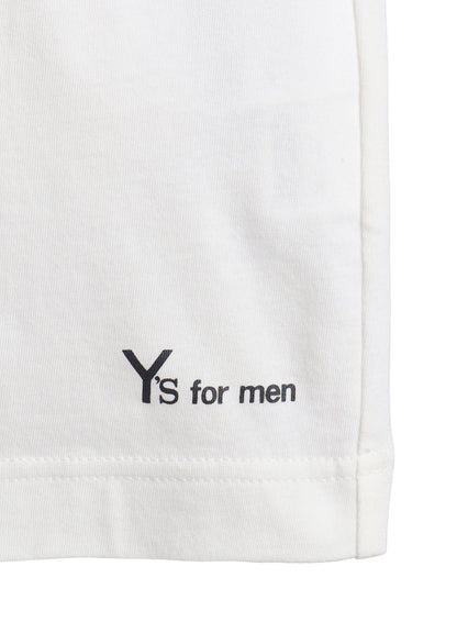 Y's for men LOGO PRINT SHORT SLEEVE T-SHIRT
