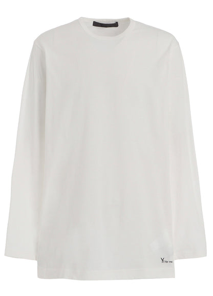 Y's for men LOGO PRINT LONG SLEEVE T-SHIRT