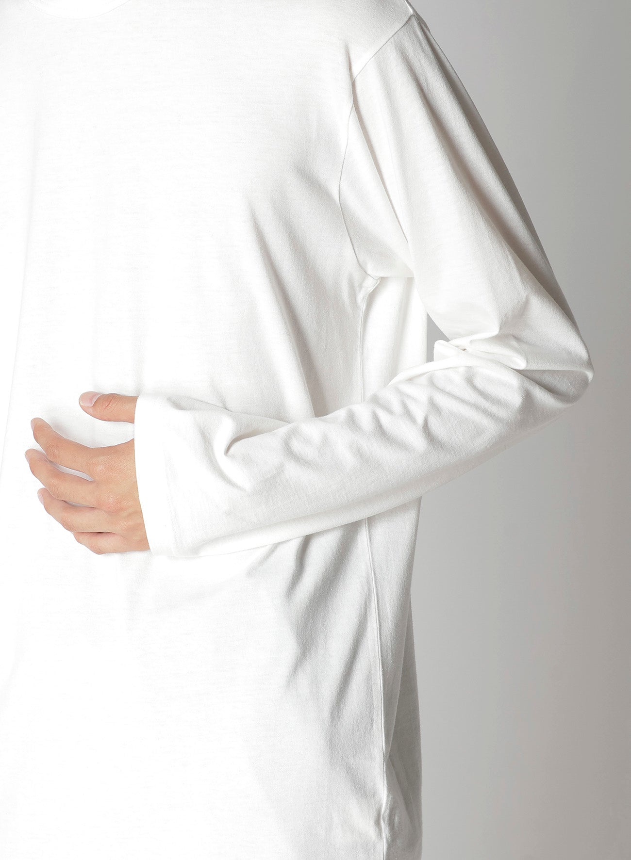 Y's for men LOGO PRINT LONG SLEEVE T-SHIRT