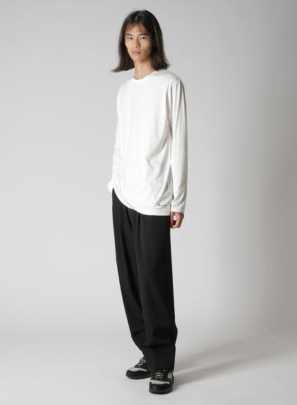 Y's for men LOGO PRINT LONG SLEEVE T-SHIRT