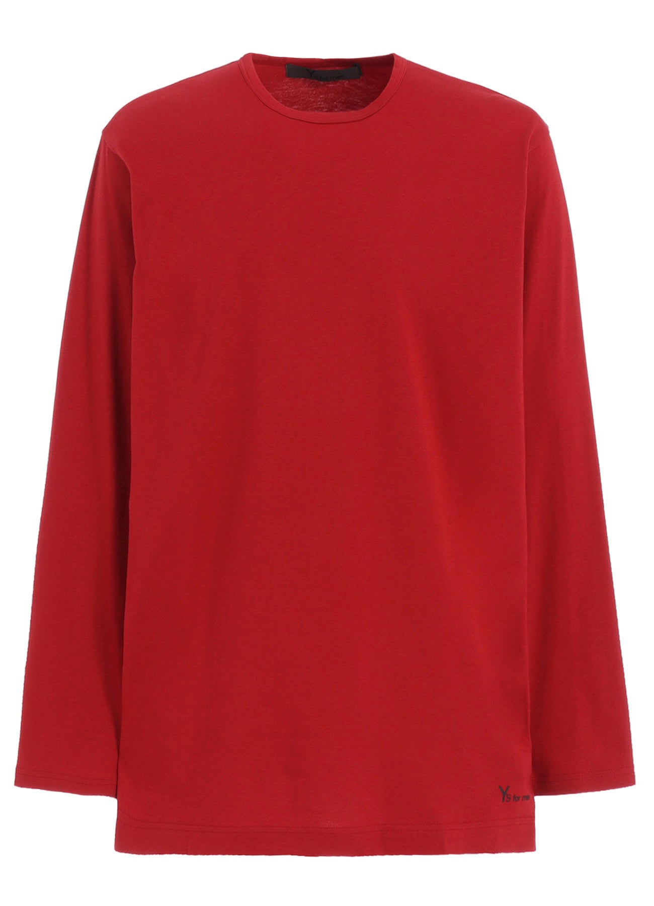 Y's for men LOGO PRINT LONG SLEEVE T-SHIRT