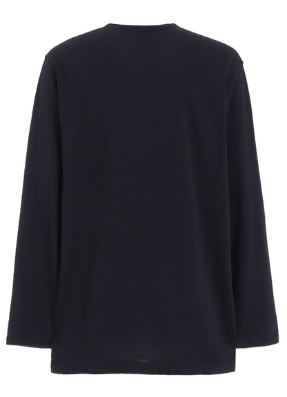 Y's for men LOGO PRINT LONG SLEEVE T-SHIRT