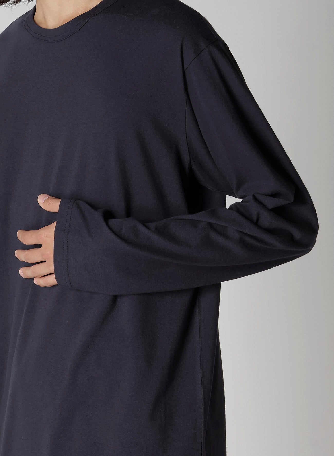 Y's for men LOGO PRINT LONG SLEEVE T-SHIRT