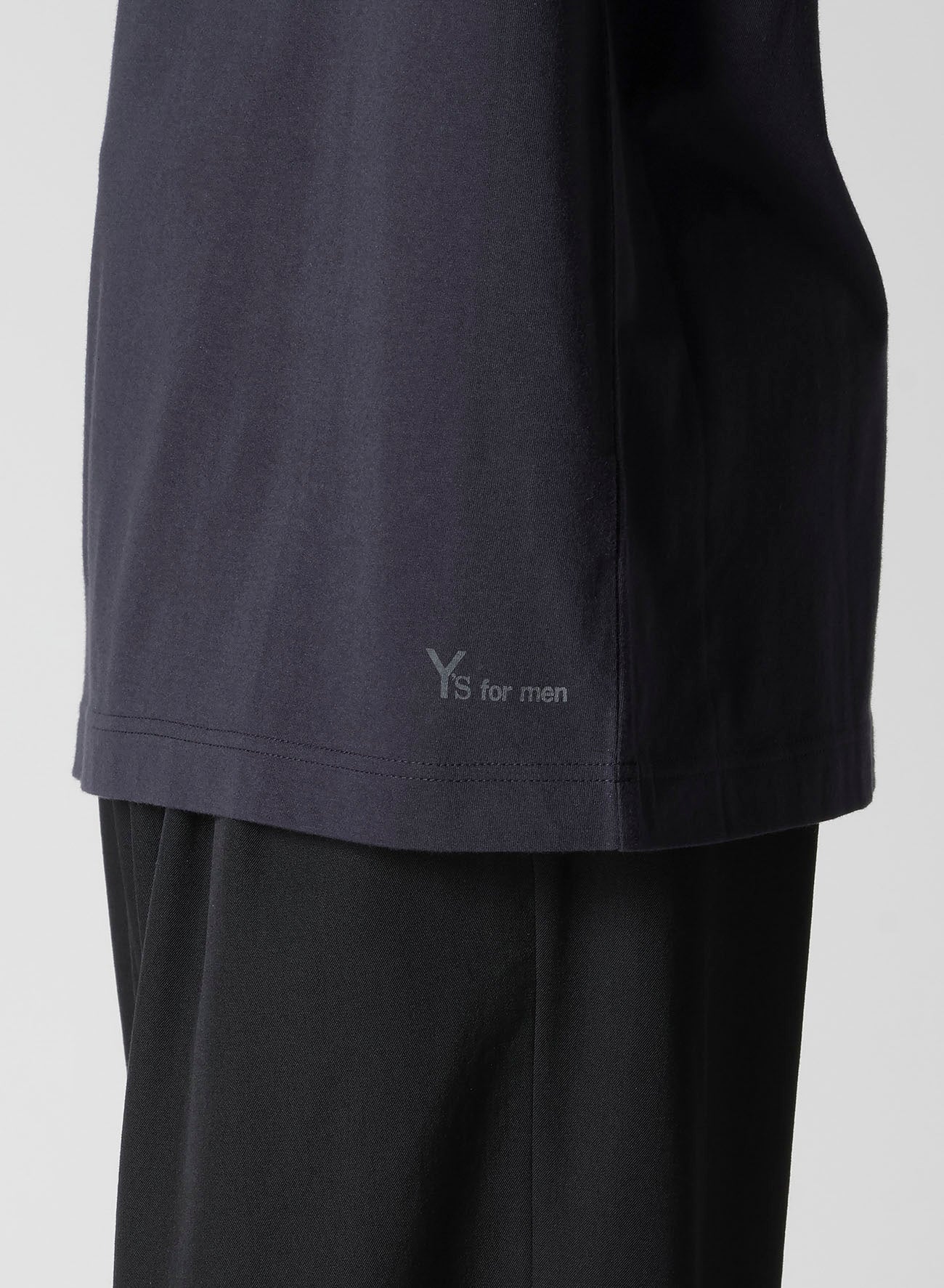 Y's for men LOGO PRINT LONG SLEEVE T-SHIRT