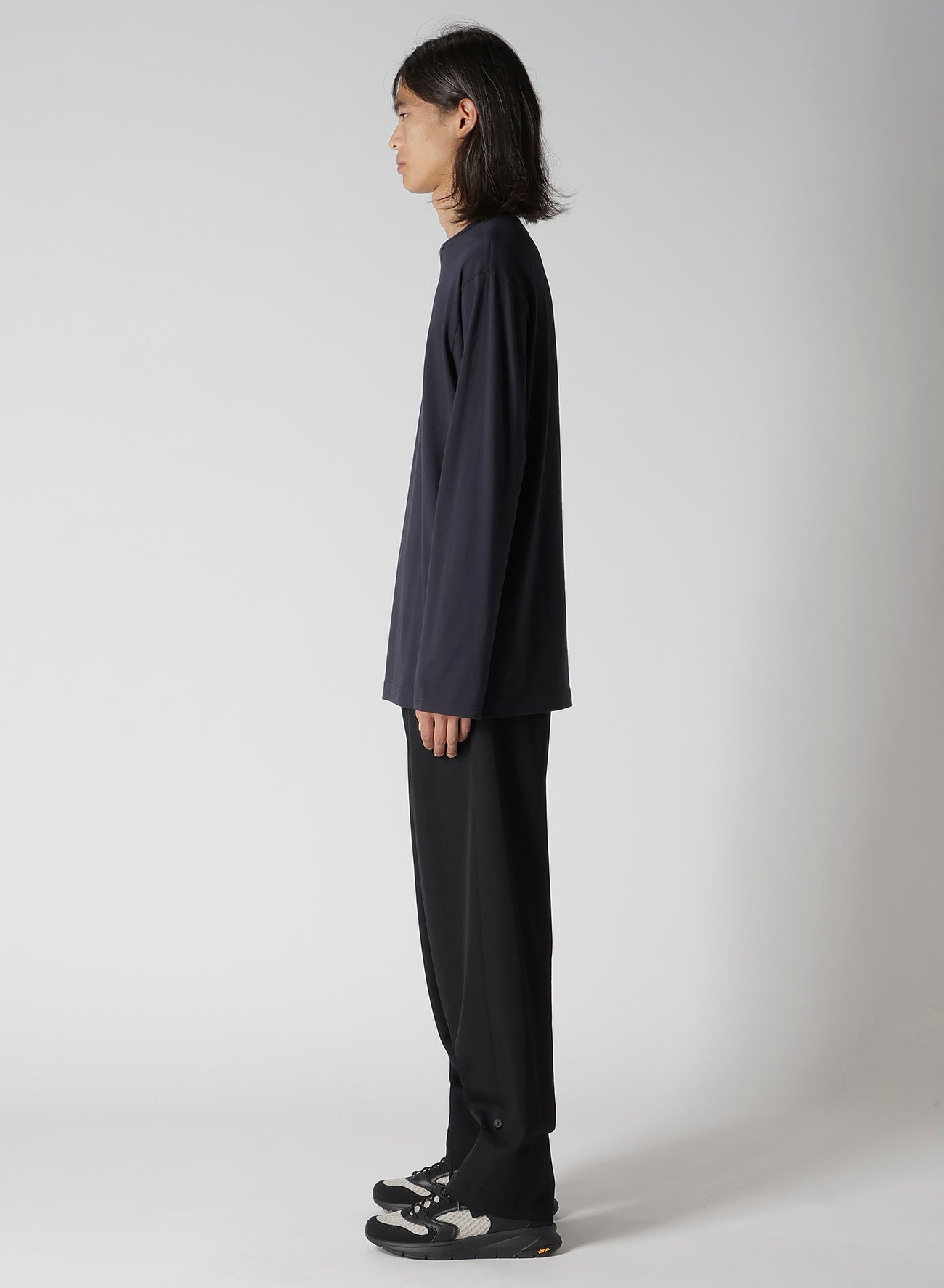 Y's for men LOGO PRINT LONG SLEEVE T-SHIRT – THE SHOP YOHJI YAMAMOTO