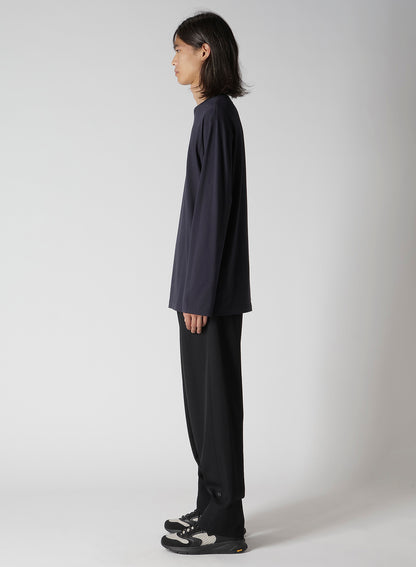 Y's for men LOGO PRINT LONG SLEEVE T-SHIRT