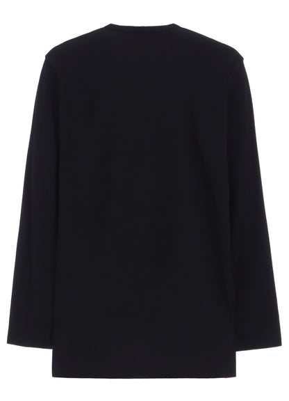 Y's for men LOGO PRINT LONG SLEEVE T-SHIRT