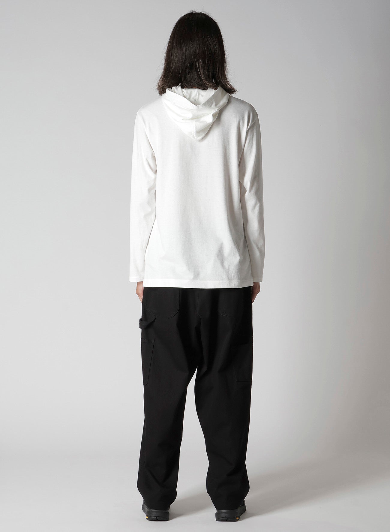 Y's for men LOGO PRINT HOODIE