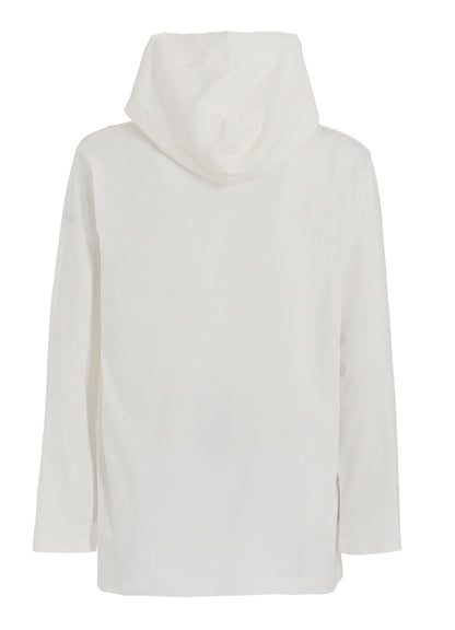 Y's for men LOGO PRINT HOODIE