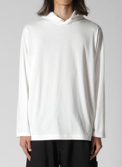 Y's for men LOGO PRINT HOODIE