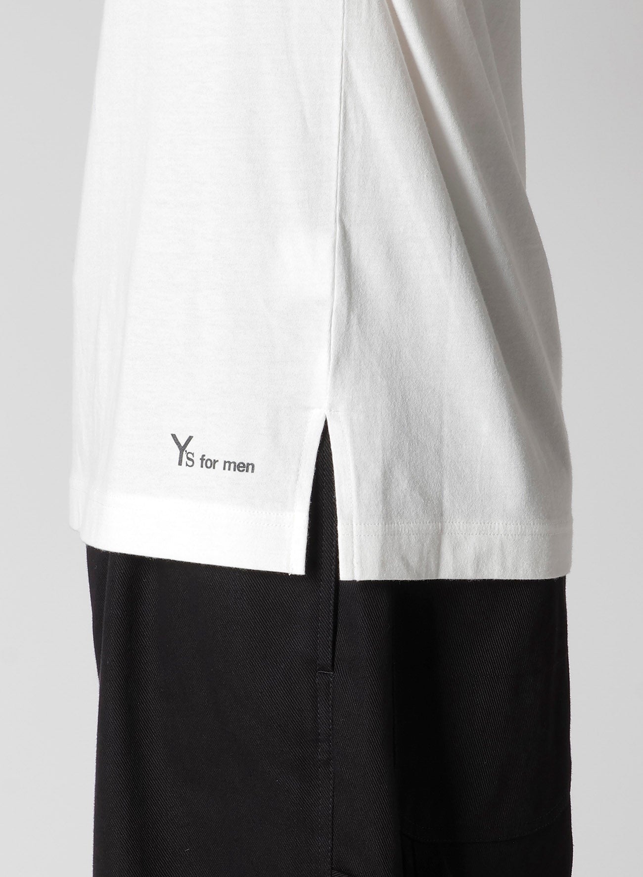 Y's for men LOGO PRINT HOODIE