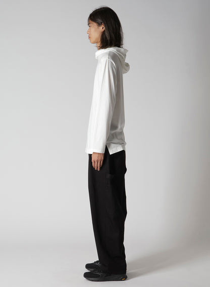 Y's for men LOGO PRINT HOODIE