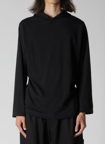 Y's for men LOGO PRINT HOODIE