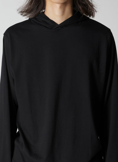 Y's for men LOGO PRINT HOODIE